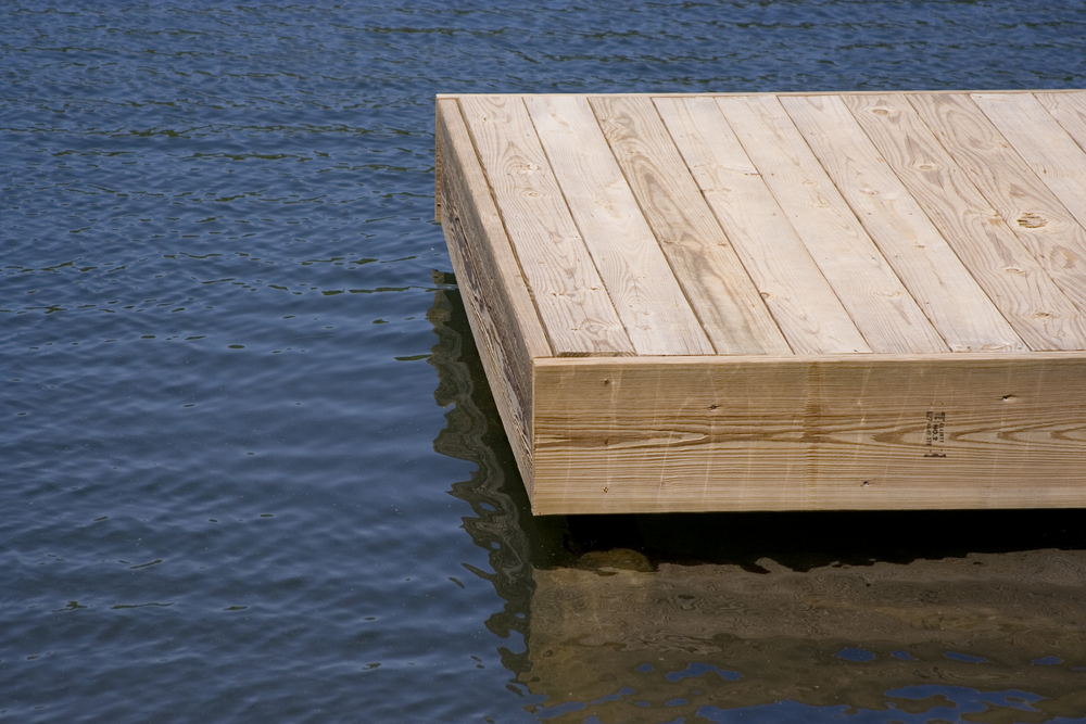 dock on a lake